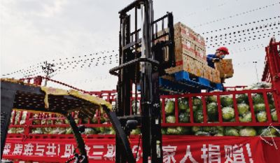 疫情期間向武漢社區(qū)捐贈(zèng)生活物資